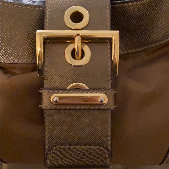Prada Bronze, Leather+Nylon Bag - Picture 2 of 4